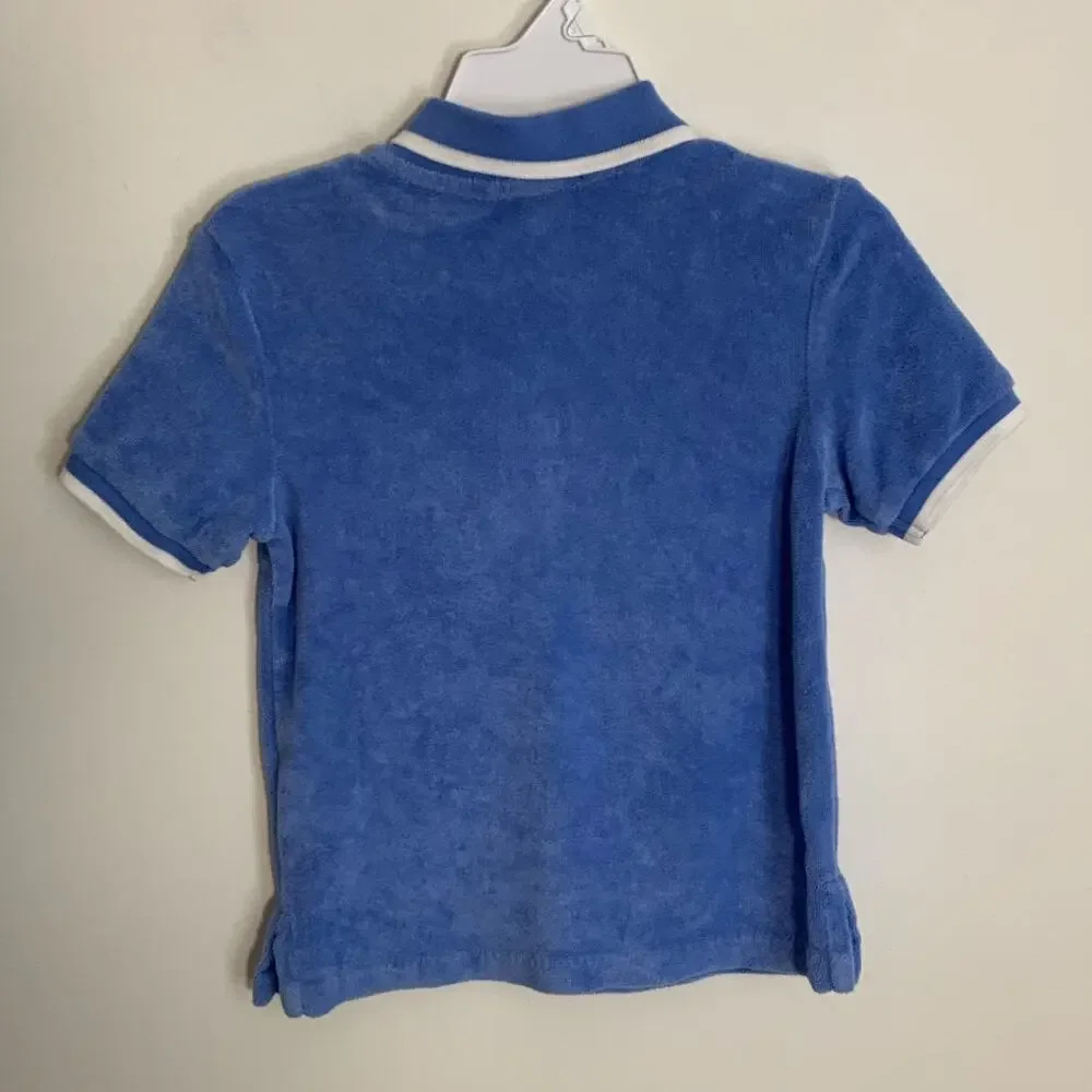 Ralph Lauren Blue‎ Terry Cloth Polo size 24 mo